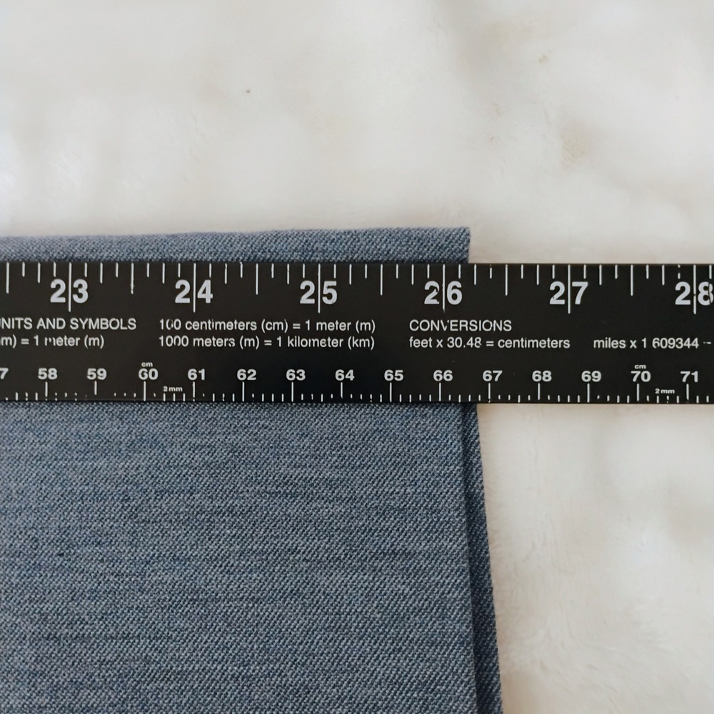 41 Hawthorn Women 18 W Blue Grey Adjustable Hem Stretch Dress Pants Trousers NWT - Picture 5 of 10